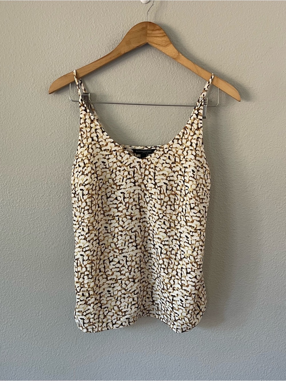 Banana Republic Animal Print Tank Top Size XL NWT